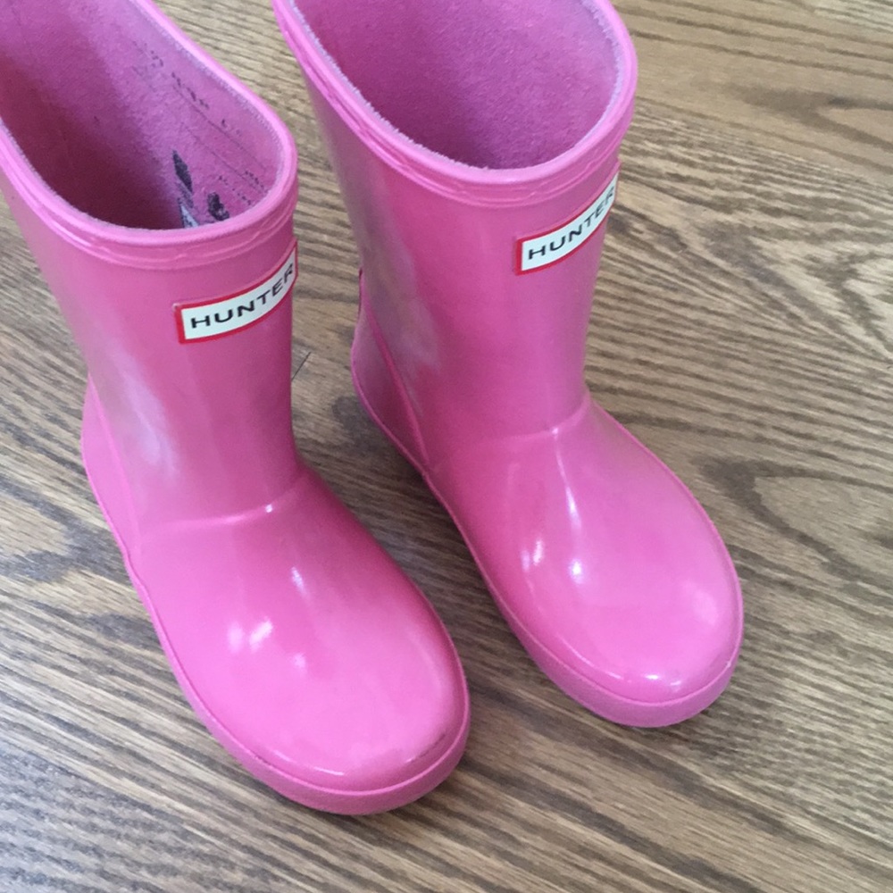 Toddler Hunter boots size 8